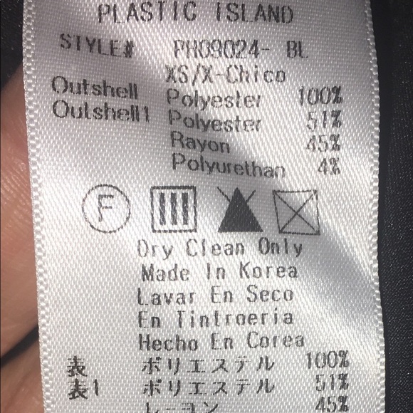 Plastic Island Blue and Black Dress - Picture 8 of 8